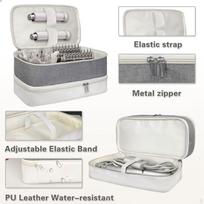 Double Layer Carrying Case Hair Tools Travel Bag, Multipurpose Oxford Cloth with Divider