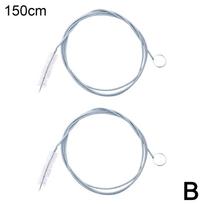 2pcs Car Drain Dredge Cleaning Brush Long Hose Detailing Tool for Sunroof and Hard-to-Reach Areas, white