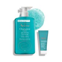 Avène Cleanance pH-Balanced Cleansing Gel, 400ml + 15ml, 1 Set