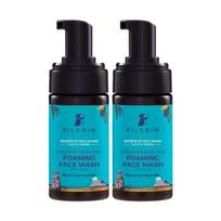 Pilgrim Korean 1.5% Salicilo(Bha) & 2% glikolio rūgštis(Aha) Putojantis veido prausiklis riebiai ir į aknę linkusiai odai| 120 ml + 120 ml (PAKUOTĖ iš 2) black