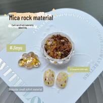Dreamy Japanese Candy-Colored Mica Nail Art Tablets - Mini Rock & Macaron Shades Powder No. 449