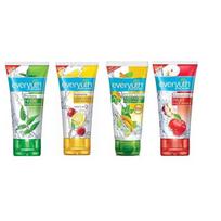 Everyuth Naturals veido prausiklio rinkinys - Vaisinis, Baziliko ir Ciberžolės, Citrinos ir Vyšnių, Beržo, 50g (po 1) blue