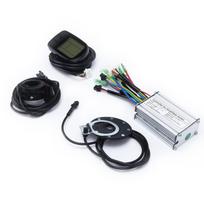 36V48V 250W Electric Motor Brushless 7A Controller Kit with KTLCD5 Display Panel Sensor Throttle black