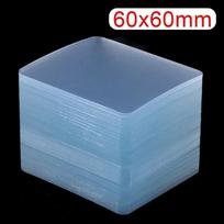 Nano Tape Super Strong Double Sided Adhesive Tape Transparent Square Wall Stickers Patch for Home Seamless Waterproof Tapes 10PCS&1mm gray