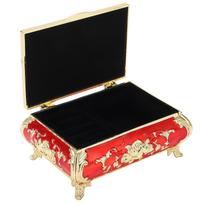 Vintažinė papuošalų dėžutė Vintažinio stiliaus Cinko lydinys Blizgios Ryškios Ryškios spalvos Atspari įbrėžimams Minkštas Velvetas