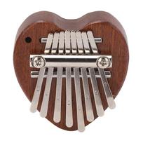Mini Kalimba 8 Keys Clear and Pleasant Sound Easy to Play Portable Thumb Piano with Hanging Rope