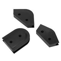 3Pcs 12mm OD 45  90  180 Degree Acrylic Hard Rigid Tube Bender Mould Tool Kit black