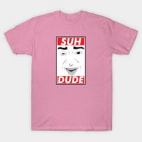 T Shirt Women Suh Dude Harajuku Print Kawaii Tshirt Summer Short Sleeve Female T-Shirt Top Tee S rožinė