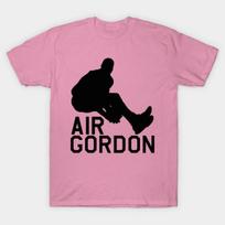 T Shirt Women Air Gordon Black Harajuku Print Kawaii Tshirt Summer Short Sleeve Female T-Shirt Top Tee S rožinė