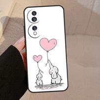 Cute Elephant Case For Honor X9a X9b X8 X9 X7 X6 a 8X 9X Cover For Honor Magic 5 4 Lite Pro 50 70 90 Lite Honor Magic5 Lite white