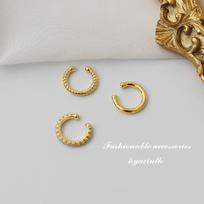 HYACINTH 14K Gold Non-Pierced Ear Cuff - Korean Niche Design