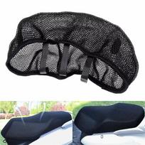Universalus motociklo 3D sėdynės užvalkalas tinklelis Šilumos izoliacija Tinklelio apsauga Neslystantis S/M/L/XL/XXL/XXXL Honda Kawasaki XXXL-95x55cm gray