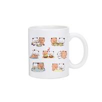 Panda Bear Bubu Dudu Coffee Milk Cup Mocha Cat Panda Bear Couple Creative Present Cute Gift Drinking Tea Cup Mugs 310ML