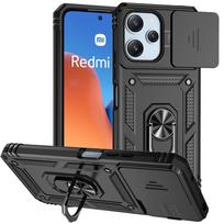 Slide Lens Protect Case For Xiaomi Redmi 10 10C 12 12C 13C Armor Shockproof Coque For Redmi 9A 9C 10A 11A Ring Holder Back Cover For Redmi 9A juoda