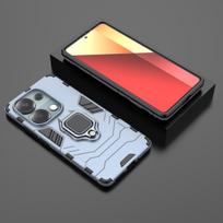 For Xiaomi Redmi Note 13 Pro 4G Case Armor Shockproof Cover For Redmi Note13 Note 13Pro 4G Magnet Holder Ring Protect Funda Redmi Note 13 Pro 4G tamsiai mėlyna