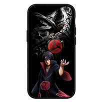 Cover for iPhone 16 15 Xiaomi Redmi Note 14 13 12 11 Pro Max X 16e Samsung Galaxy S25 S24 S23 Moto OPPO Huawei Cartoon Naruto Itachi Sasuke Phone Case for Redmi Note 12S švelni smėlinė