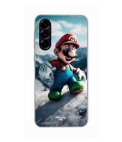 Case - Mario - Galaxy A56 - Silicone - Soft - Black juoda