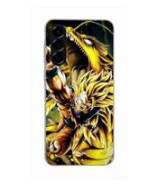 Case - Maniacase - Samsung Galaxy A26 - Silicone - Soft - Son Goku Super Saiyan SSJ3 juoda