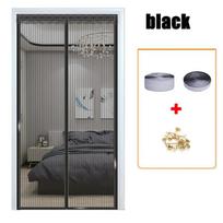 Vasarinės magnetinės užuolaidos tinklelis nuo uodų durims Anti Fly Insect Door Mesh Automatiškai užsidarantis lipnios juostos virtuvei, svetainei 70x200cm