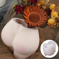 Creative Vase Silicone Mold | DIY Resin Crystal & Epoxy Craft Kit | Butt Vase, Pen Holder & Art Mirror Design balta