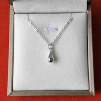 Chic and Fresh Geometric Waterdrop Jewelry Set for Women - Necklace, Earrings, and Ring - Fashion Accessories for Any Occasion white