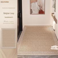 Non-slip, dirt-resistant solid color sisal-look entrance mat—durable and easy-care for your porch. 60x90 cm beige