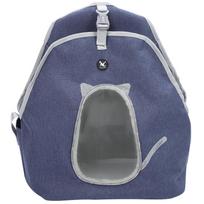 Pet Carrier Backpack Breathable Dog Front Bag Adjustable Strap Cat Travel Safety BagBlue džinsinio mėlyna spalva