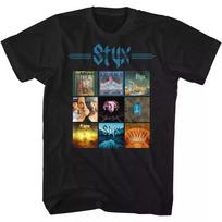 Collection Styx Band Album Gift For Fan T Shirt S gray