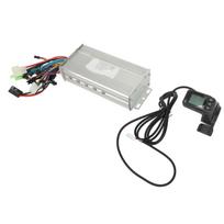 36V 48V 1000W 38A Motor Controller Set Electric Bike Modified Controller with 128DX Thumb Throttle white