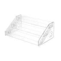 1 Pcs Transparent Three-Layer Makeup Box Dormitory Organizer Plastic Cosmetics Skincare Dressing Table Desktop Storage Box skaidri