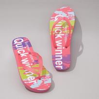 Women's Summer Trend Rubber Flip Flops: Flat, Comfortable Outdoor Beach Sandals 38-39 blue