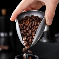 Kavos pupelių dozavimo puodelis Espresso padėklas Daugiafunkcinis modernus pupelių dubenėlis Svorio konteineris brown
