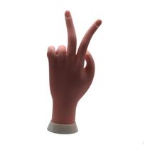 Netikra manekeno ranka, praktikos įrankis, mokymų nagų galiukų meno mokymas, modelis Bendable black