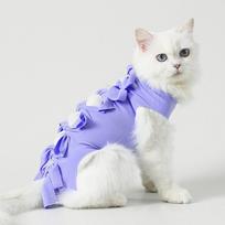 Breathable Post-Op Anti-Lick Suit for Female Cats & Kittens
