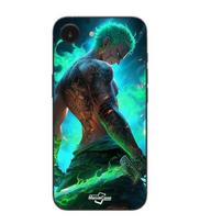 Maniacase Case For Iphone 16E One piece Zoro 3D Manga anime Fanart juoda