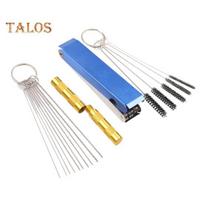 Karbiuratoriaus valymo rinkinys Nerūdijančio plieno ir nailoniniai šepetėliai motociklui, suvirinimo degikliui, keturračiui, įvairaus dydžio adatos (0.4-7mm) su aliumininiu korpusu, atsparus rūdims set