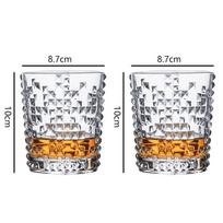 2 vnt. rinkiniai 315 ml/350 ml geriamieji stiklai deimantiniai stikliniai puodeliai aukštos klasės kokteilių Mojito stiklai ledinio amerikietiško kavos puodelis vandens butelis 2pcs
