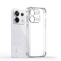 Shockproof Phone Case for Xiaomi Redmi Note 13 Pro 4G 12 Pro Plus 5G Transparent Clear Silicone Bumper Soft TPU Back Cover Redmi Note 13 4G gray