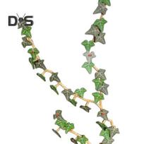 Gebenės augalo šaldytuvo lipdukai Realistiškas dizainas 3D magnetiniai gebenės lapų šaldytuvo lipdukai Lankstūs stiebai Botaninis dekoras 40pcs žalia