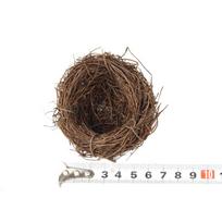 Dirbtiniai paukščių lizdai / imitaciniai kiaušiniai, skirti Velykų sodo dekoravimui 6CM bird nest black