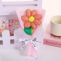 Seven Petal Sunflower Mini Bouquet Valentine's Day Gift Box Bouquet Graduation Season Sunflower Single Handheld Flower