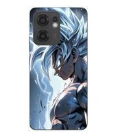 Maniacase Case For Oppo Reno 13F Songoku ultra instinct juoda