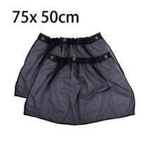 Car Sun Blinds Block Cycling 50*75cm Black Foldable
