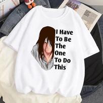 Attack on Titan Unisex marškinėliai moteriški vasaros anime grafiniai marškinėliai, grafiniai juokingi dizainerių drabužiai L