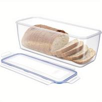 Plastikinė duonos laikymo dėžutė Hermetiškas maisto laikymo konteineris Sumuštinių duonos laikiklis su dangteliu Kepalo duonos konteineris Virtuvės organizatorius beige