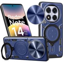 Case for Xiaomi Redmi Note 14 Pro 5G - with Camera Protection - Navy Blue - E.F.Connection®