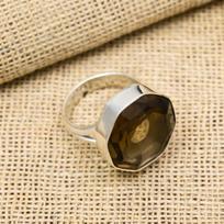 Smoky Topaz Ring Gemstone Jewelry, 925 Solid Sterling Silver Ring, Handmade Jewelry Birthstone Ring, Gift For Him 4 ruda