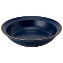 TAMAKI Karis Makaronų Lėkštė Mėlyna Linija Kraštelyje Skersmuo 21 x Aukštis 700ml Saugus 4.6cm Mikrobangų krosnelėje/Indaplovėje T-889176 mėlyna