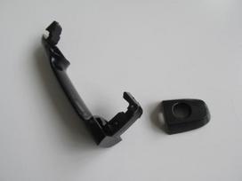 Toyota Yaris 2006 2011 Priekinių durų išorinė atidarymo rankena kairė juodos spalvos dažyto tipo su rakto skylute Hushan 69211-12220