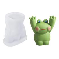 Encouragement Animal Molds Panda Frog Cat Shape Molds Silicone DIY Craft Kit B